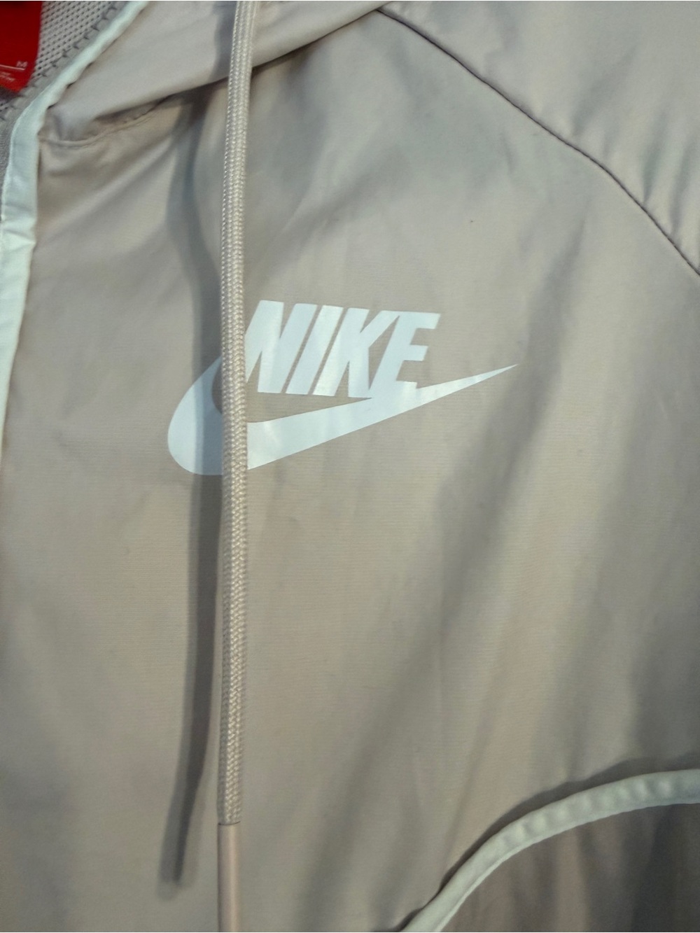 Nike Lavender Hooded Windbreaker Jacket with White Trim - Picture 3 of 4